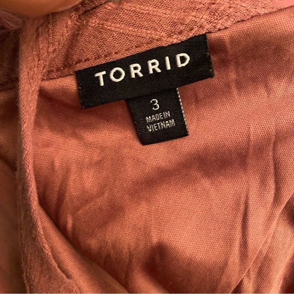 Torrid Maxi Cotton Textured Trapeze Dress size 3 - Picture 10 of 13